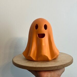 Orange Ghost Figurine